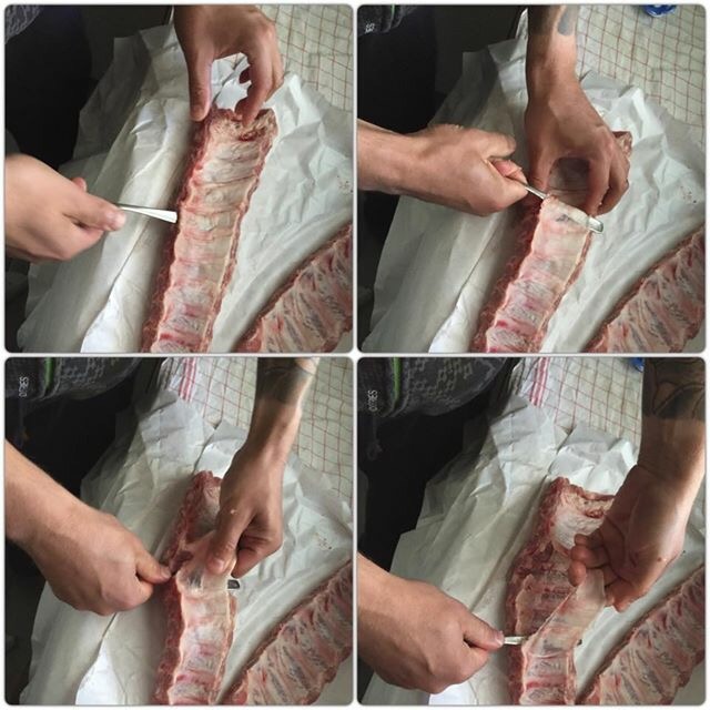 how to clean ribs